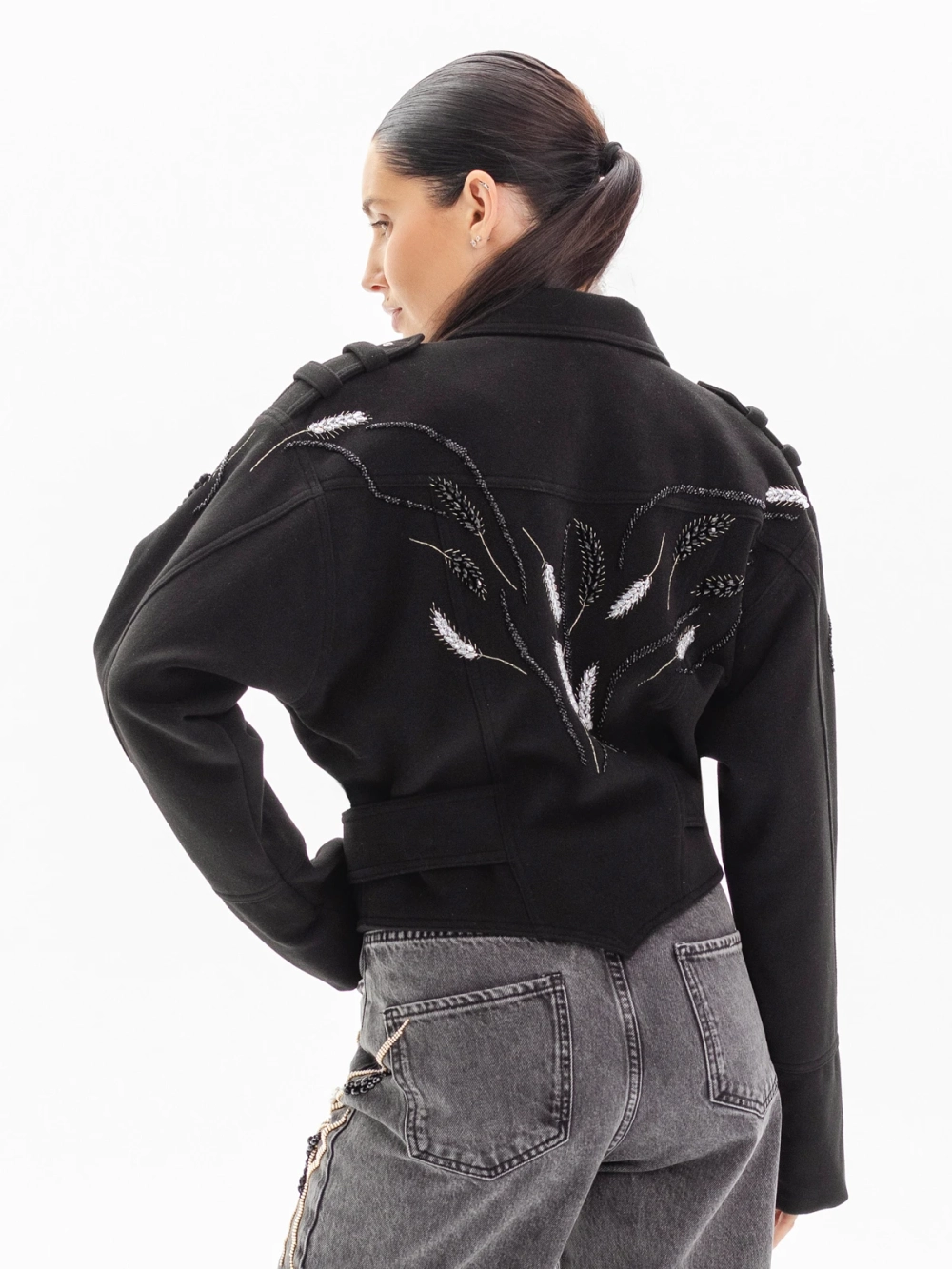 Косуха кашемировая WHEAT, черный