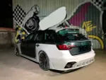 Обвес для AUDI RS4 A4 S4 2017 - 2019 Ауди аэродинамический обвес