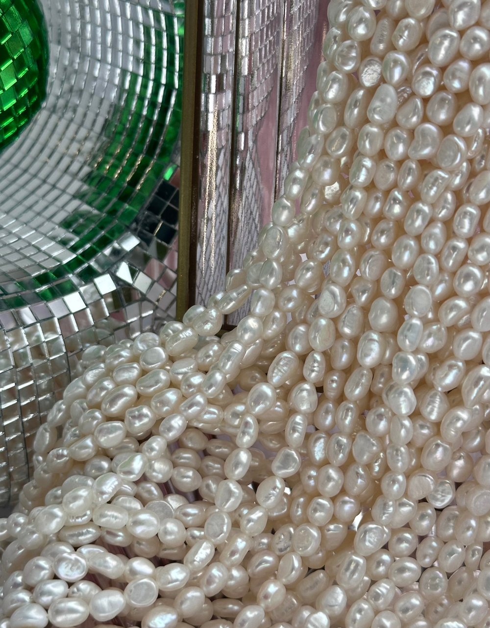 Жемчуг барочный 6-6,5мм, 5А