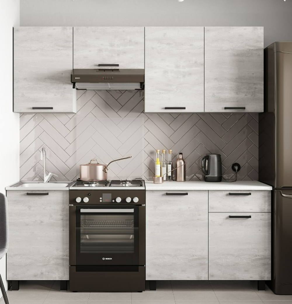 Кухня "Сканди" 2,0 м №2 Комплектация №2