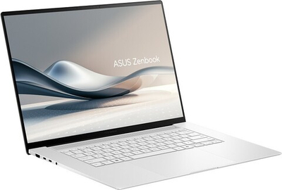 Ноутбук ASUS Zenbook S 16 OLED UM5606WA-RK226W, 16" (2880x1800) OLED 120 Гц/AMD Ryzen AI 9 HX 365/24 ГБ LPDDR5X/1024 ГБ SSD/AMD Radeon Graphics/Windows 11 Home, Белый (90NB13M2-M00DH0)