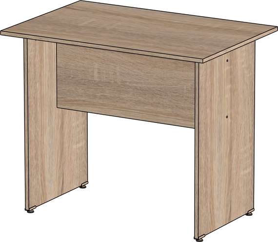 Стол письменный Стандарт Про дуб сонома