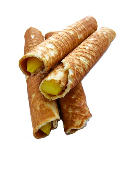 Вафельная-трубочка с бананом (2кг)