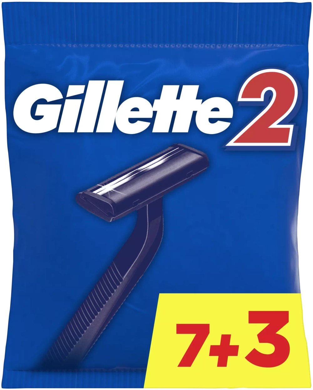 Gillette Одноразовые Мужские Бритвы Gillette2, с 2 лезвиями, 10, фиксированная головка