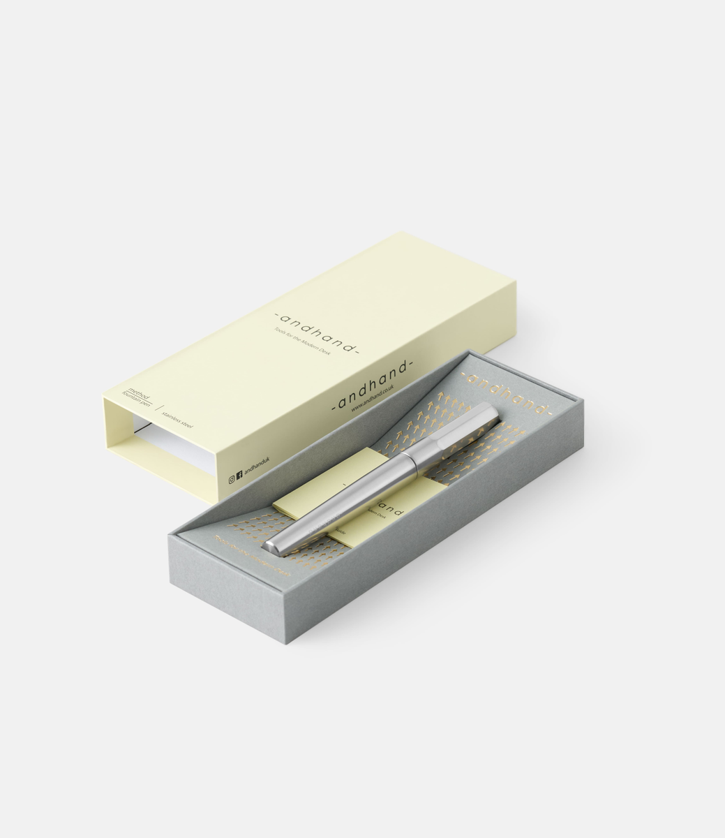 Andhand Method Fountain Pen Stainless Steel — перьевая ручка из нержавеющей стали