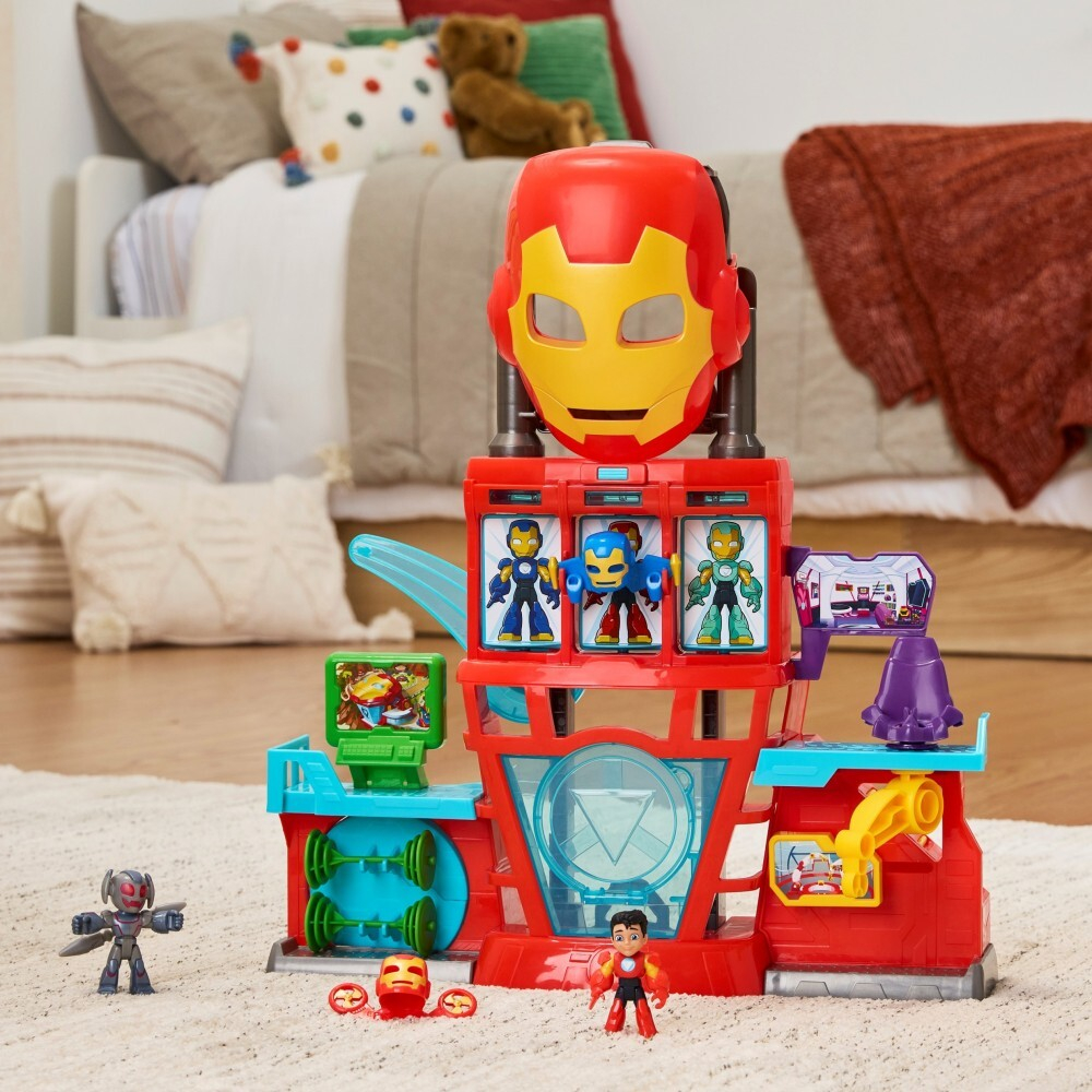 Hasbro Железный человек и суперкоманда - Железная четверка База супергероев свет и звук G1259