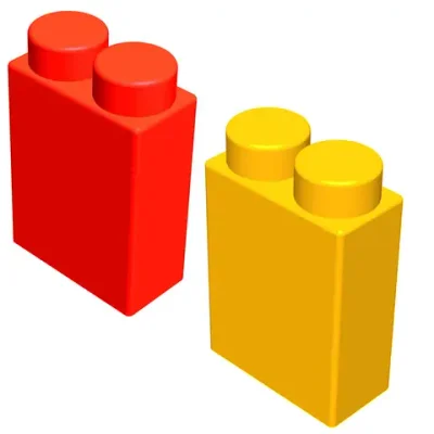 Элемент высокий 6x3x10 см для конструктора 5"