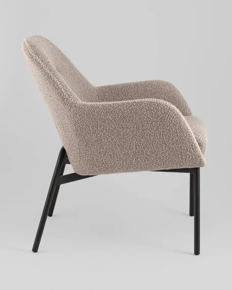 Лаунж-кресло Joaquin, серое букле