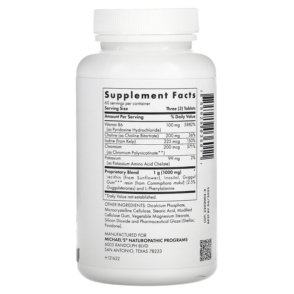 Michael's Health, Факторы жирового обмена, 180 вегетарианских таблеток