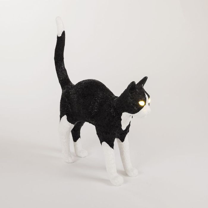 Настольная лампа  Seletti Jobby The Cat Black and White 15042
