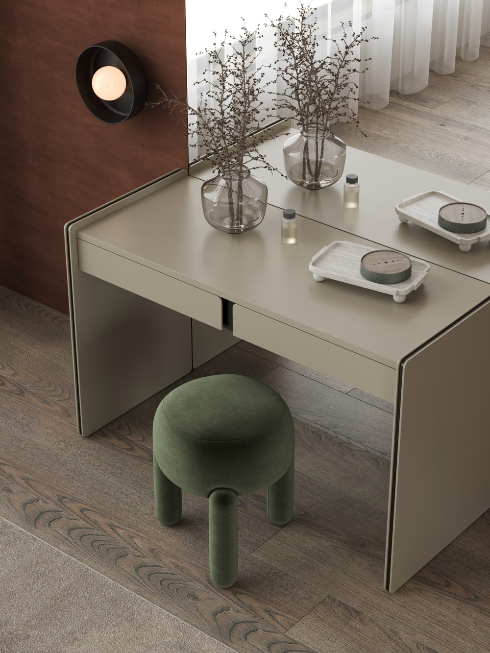 Velvet туалетный стол (1200)