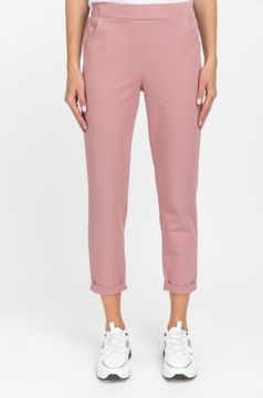 Брюки женские повседневные укороченные с карманами Лори B1170-O31,розовый