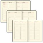 Ежедневник недатированный А5 138х213 мм BRAUBERG "Status", под кожу, 160 л., коричневый, 113363