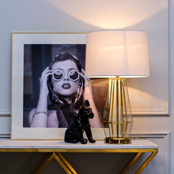 Статуэтка Бульдог Garda Decor D3232черн.