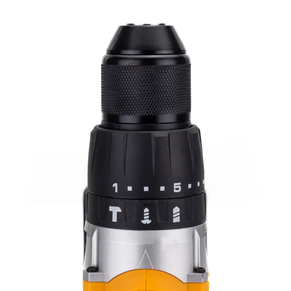 Дрель-шуруповерт аккумуляторная (JCB-18CD-B-E) 18V, max 45Nm в комплекте с зарядным устройством (JCB-18VFC-E) 2.4A и батареей аккум(JCB-20LI-E) 2.0AH JCB JCB-18CD-2XB-E