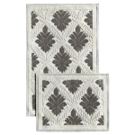 Комплект из 2 ковриков Pamuklu (хлопок), 60(60х50), 1242 кремовый-бежевый