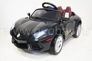 Детский электромобиль River Toys LAMBO E002EE черный фото №1