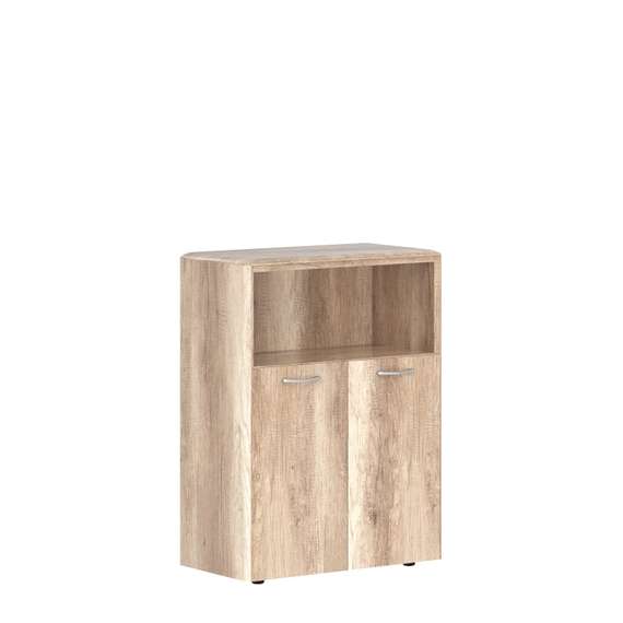 Шкаф средний с глухими малыми дверьми и обвязкой DMC 85.3  892х450х1185 DIONI