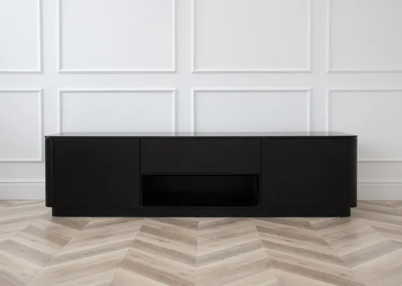 Тумба Tammi под ТВ ширина 180 см (черный)