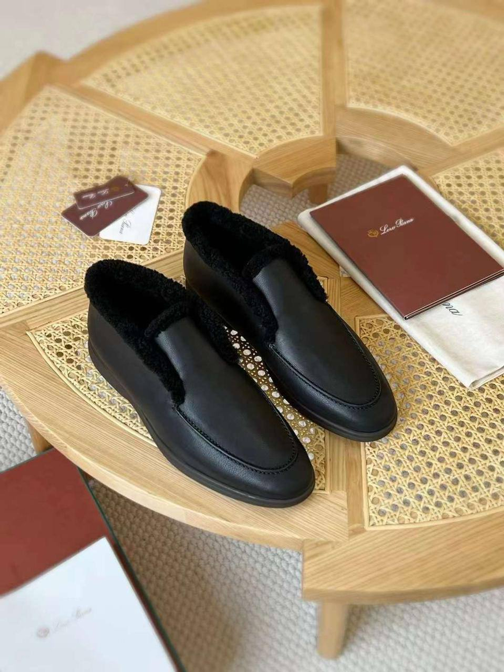 Высокие лоферы Loro Piana