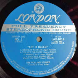 Винтажная виниловая пластинка LP Rolling Stones Let It Bleed (Japan 1976) (No Obi) Gimmie Shelter