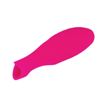 Розовая силиконовая насадка на палец с вибрацией (Цвет: розовый)