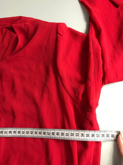 Блузка Kifayet алая, приятная к телу 48-50 размер