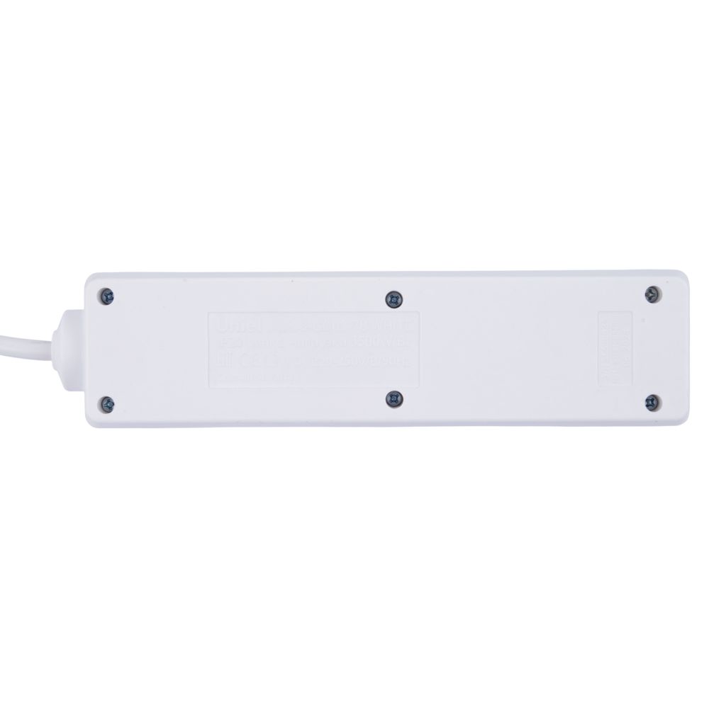S-GCU3-7B WHITE Удлинитель серии Ultra. шнур 7м.. 3 гнезда. 16A. с-з. Белый. TM Uniel