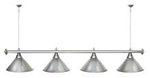 Лампа STARTBILLIARDS 4 пл. (плафоны зеленые,штанга золотая,фурнитура золото)