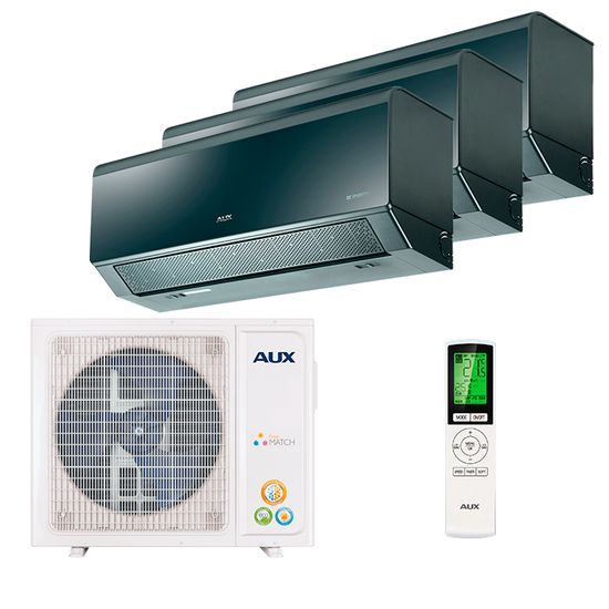 Мультисплит система на 3 комнаты AUX AMWM-H09/4R2(CC) x 3 / AM3-H21/4DR2
