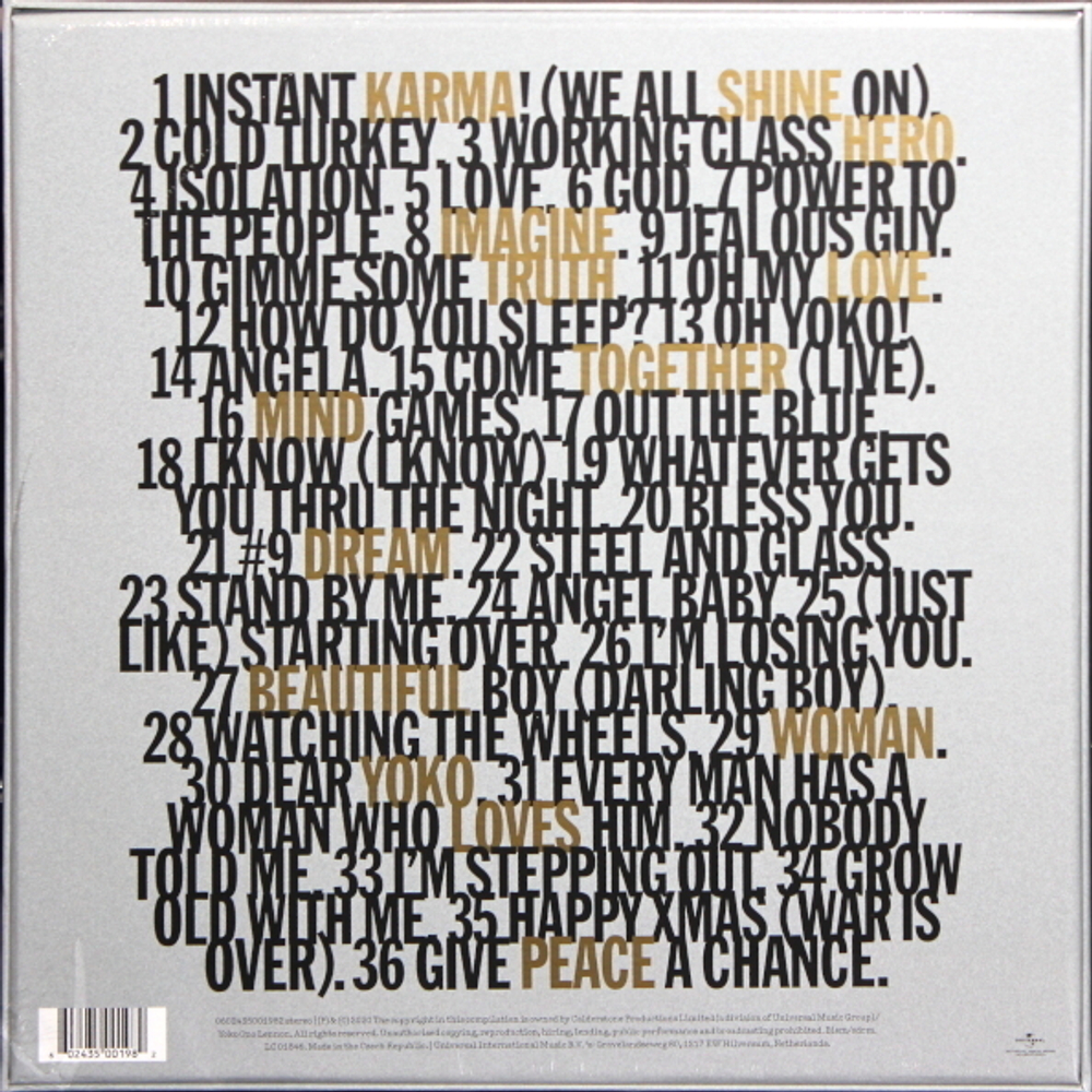 John Lennon / Gimme Some Truth. (4LP)