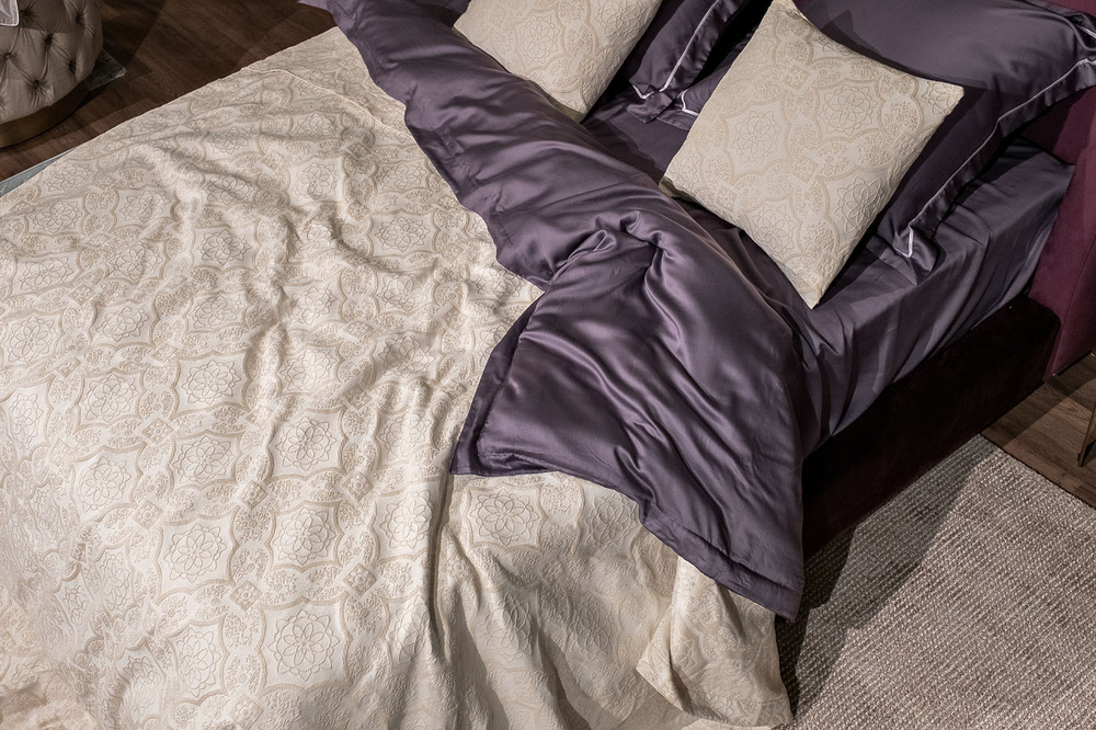 Наволочка декоративная 50x50 Garda Decor Тиара бежевая