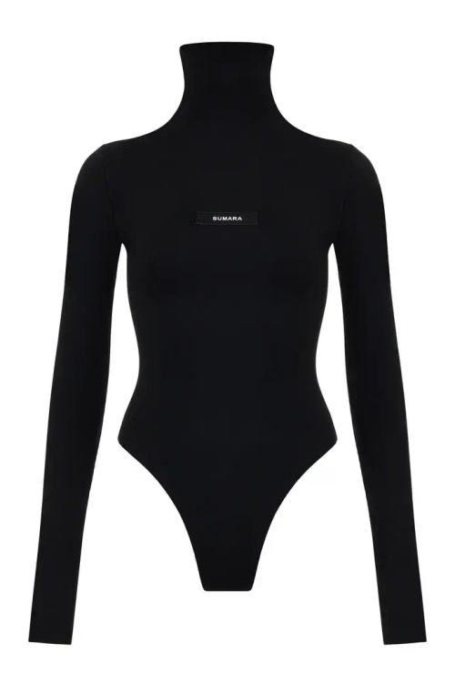 Боди-водолазка из бифлекса matte