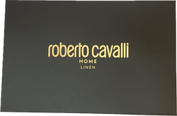 Постельное белье 2 спальное евро Roberto Cavalli Jaguar Painting бежевое