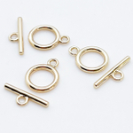 Замок-тоггл, цвет золото, размер 11*9 мм, цена за 1 шт