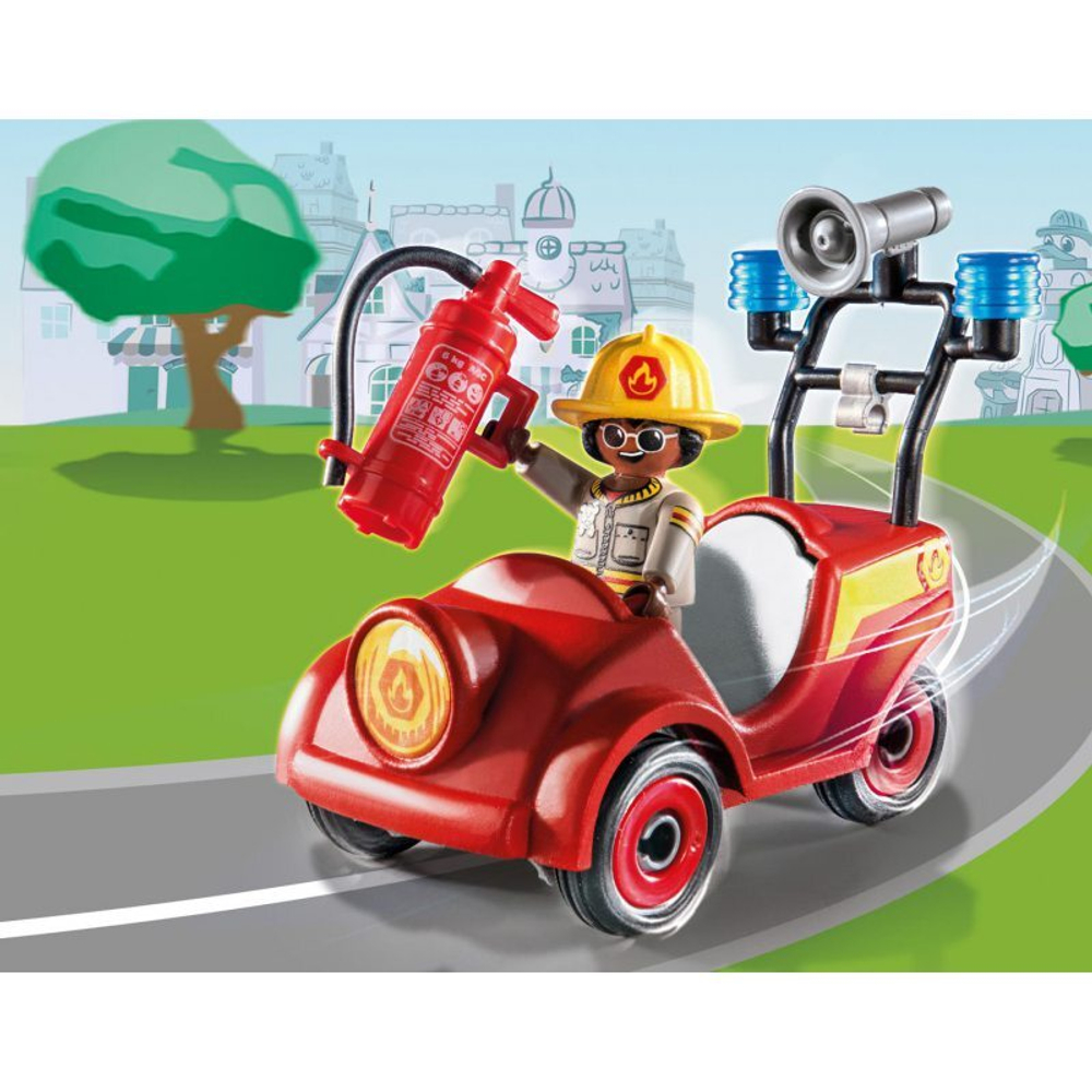 Playmobil - мини-пожарная машина Duck On Call 70828