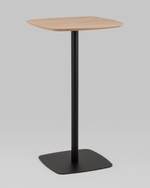 Стол барный Form 60*60 светлое дерево/черный