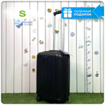 Маленький чемодан Mironpan-V, Черный, S (полипропилен)