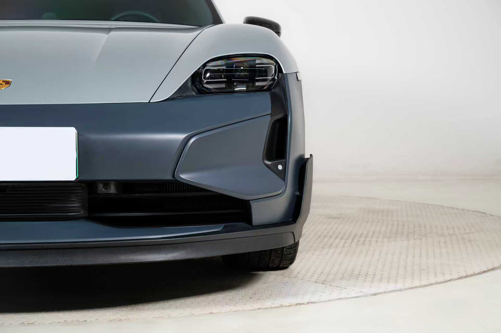 Передний бампер в стиле GT для Porsche Taycan I 2020-2024+ Порше Тайкан Рестайлинг запчасти