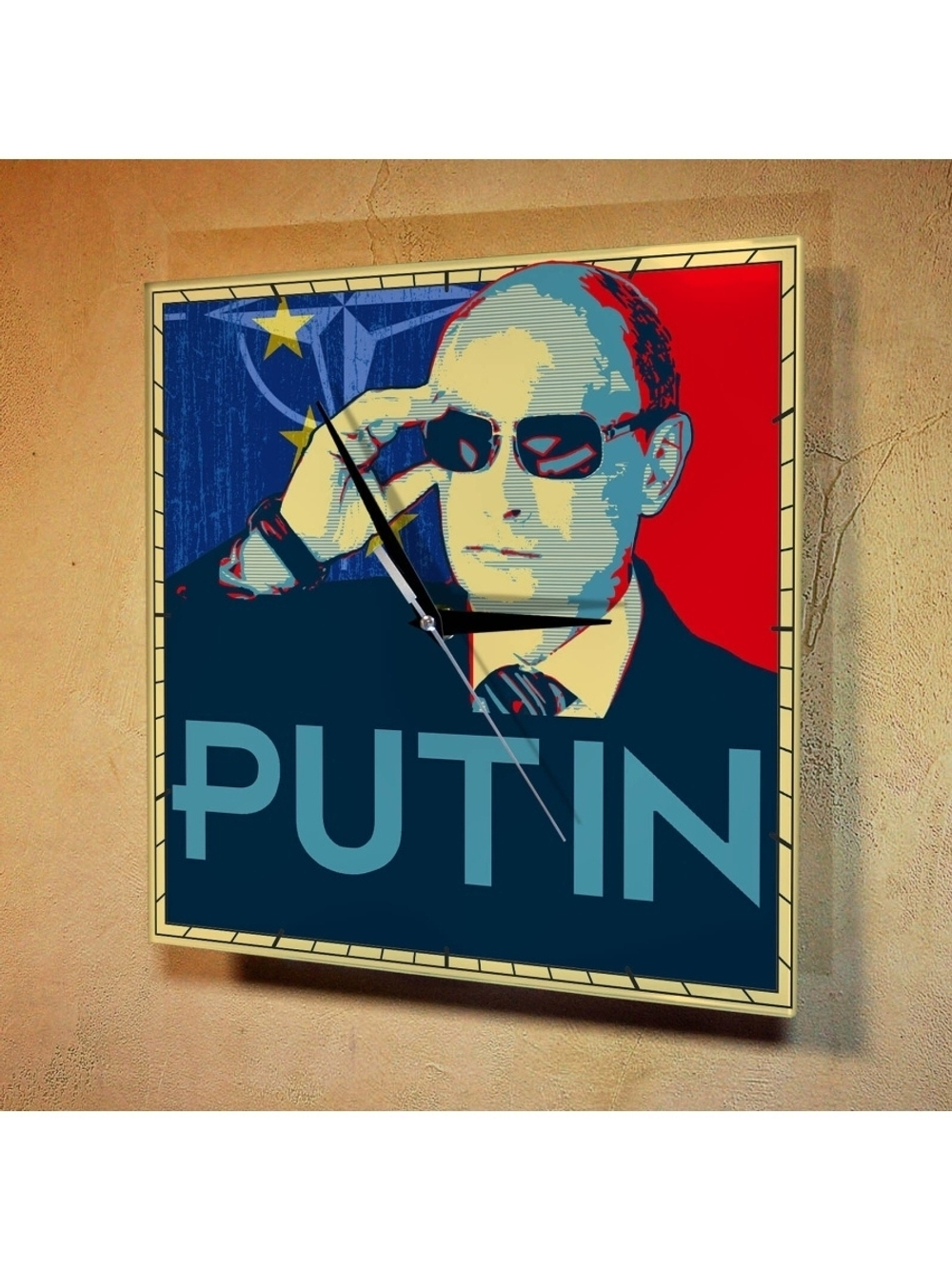 Настенные часы "Путин ФСБ " Декор для дома, подарок