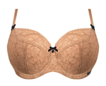 Бюстгальтер Elisabeth с чашками на тонком поролоне (Размер: 95D) (Цвет: карамель (темно-бежевый))