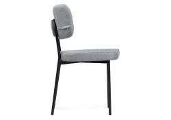Стул на металлокаркасе Вакао серый / черный