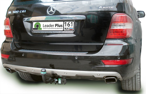 Фаркоп Лидер-Плюс для MERCEDES M CLASS (W164) 2005-2011/ MERСEDES GLS (W166) 2016- с электрикой (Smart) и сертифкатом в комплекте арт.(M205-A)