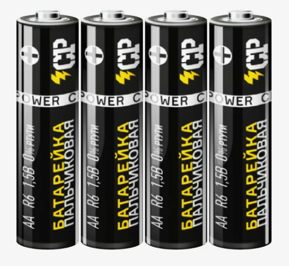 Батарейки LR 6 CRAZYpower Алкалиновые ( 6 шт. Блистер-лента) зел.