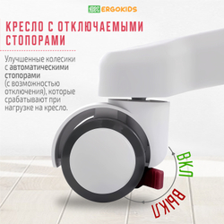 Стул для школьника Ergokids Columbia