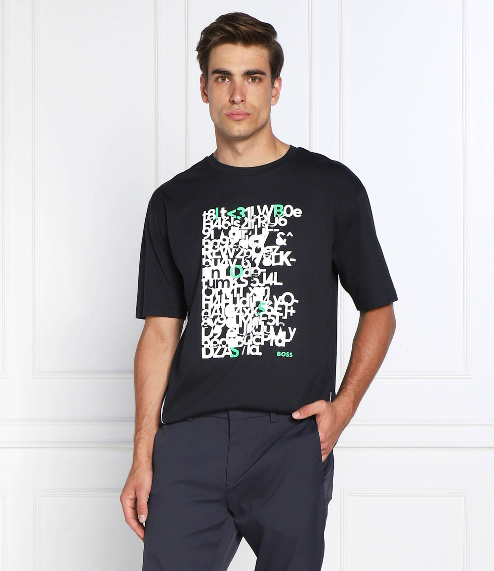 футболка tee 5 BOSS GREEN - темно-синий(50477262)