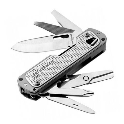 Мультитул Leatherman Free T4 -832686 12 функций серебристый
