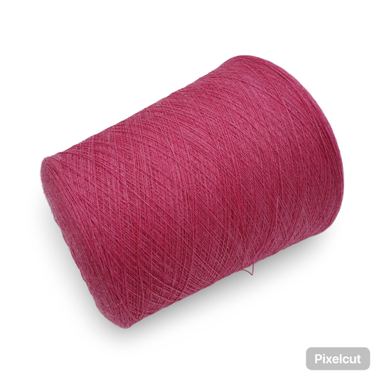 Пряжа Zegna Baruffa Cashwool 2/48 (100% мериносовая шерсть гребенная), 2400м/100гр, фуксия меланж