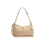 Сумка Teri Classic Full Print Shoulder Bag Small Ladies Beige Monogram