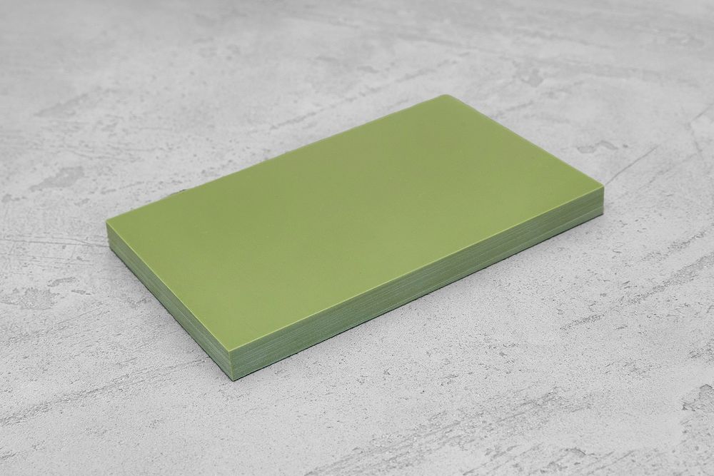 G10 extra, плашка 130х80х9,0(+)мм олива